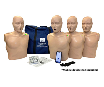 Simulador de RCP profesional adulto serie 2000 pack de 04