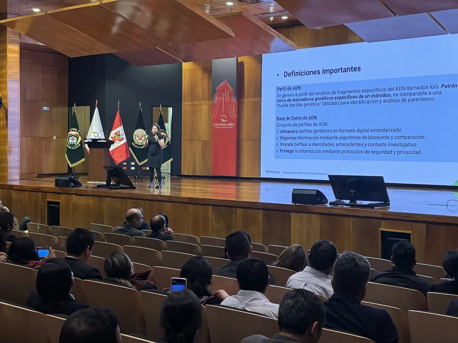 Auditorio del Seminario Internacional organizado por la DIRCRI PNP